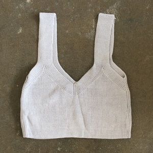 Aritzia knit crop top